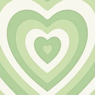 Sage green hearts wallpaper