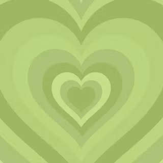 Sage green hearts wallpaper