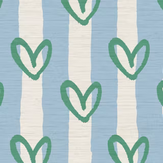 Sage green hearts wallpaper