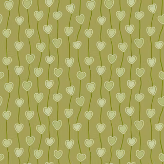 Sage green hearts wallpaper