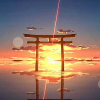 iPhone Torii Gate wallpaper