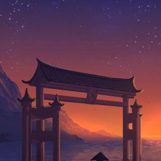 iPhone Torii Gate wallpaper