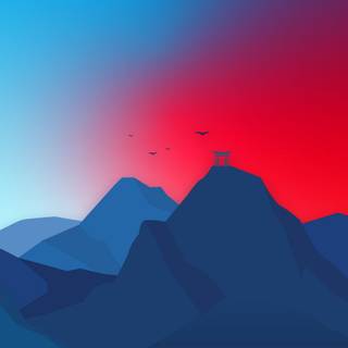 iPhone Torii Gate wallpaper