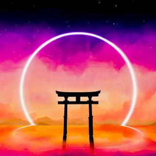 iPhone Torii Gate wallpaper