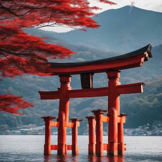 iPhone Torii Gate wallpaper