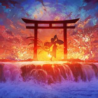 Japanese Torii wallpaper