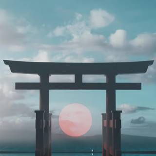 iPhone Torii Gate wallpaper