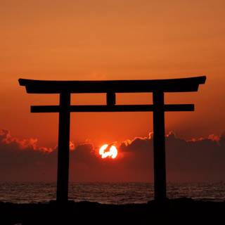 iPhone Torii Gate wallpaper