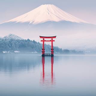 iPhone Torii Gate wallpaper