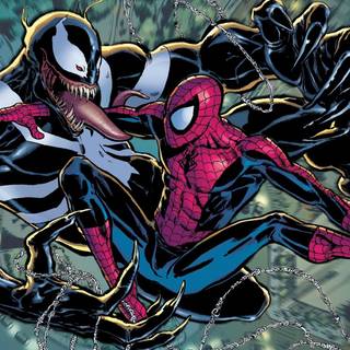 Spider-Man vs Venom PC wallpaper