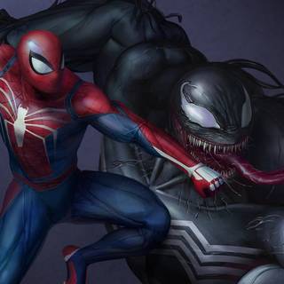 Spider-Man vs Venom PC wallpaper