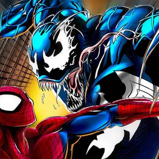 Spider-Man vs Venom PC wallpaper