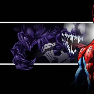 Spider-Man vs Venom PC wallpaper