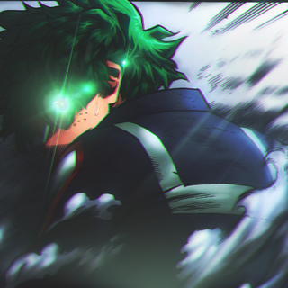 Deku glowing eyes wallpaper