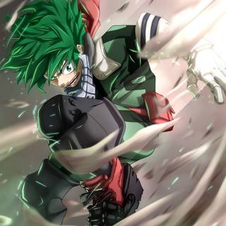 Deku glowing eyes wallpaper