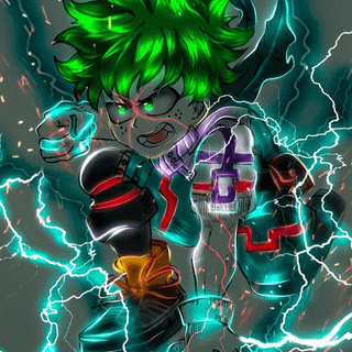 Deku glowing eyes wallpaper