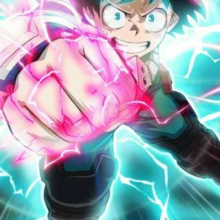 Deku glowing eyes wallpaper