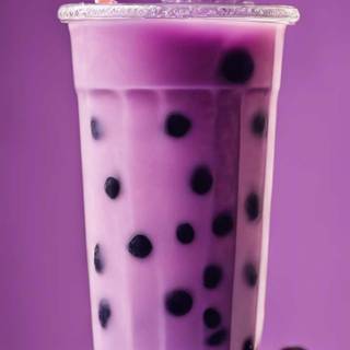 Preppy boba wallpaper