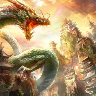 Cool dragon gamer wallpaper