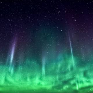 Green aurora wallpaper