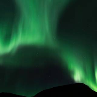 Green aurora wallpaper