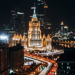 Russian city wallpaper