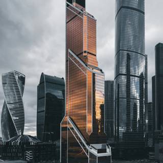 Russian city wallpaper