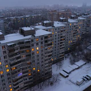 Russian city wallpaper