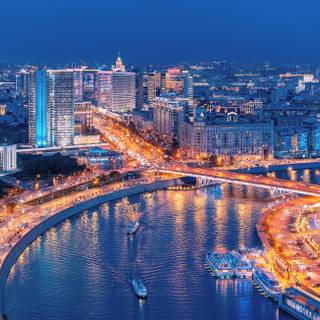 Russian city wallpaper