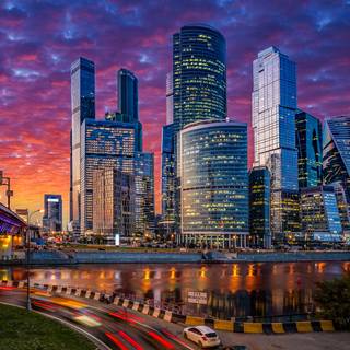 Russian city wallpaper