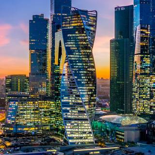 Russian city wallpaper