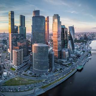 Russian city wallpaper