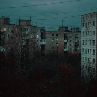 Russian city wallpaper