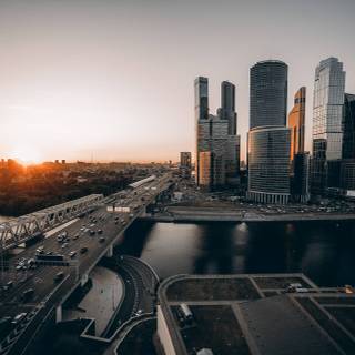 Russian city wallpaper