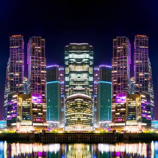 Russian city wallpaper