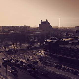 Russian city wallpaper