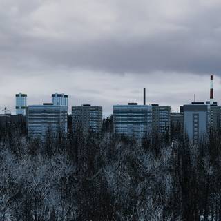 Russian city wallpaper