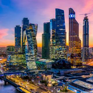 Russian city wallpaper