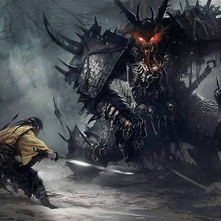 Devil samurai wallpaper