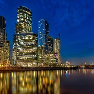 Russian city wallpaper