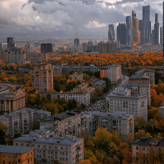 Russian city wallpaper