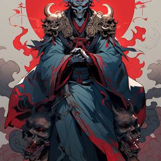 Devil samurai wallpaper