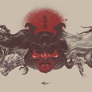 Devil samurai wallpaper