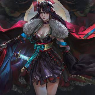 Devil samurai wallpaper