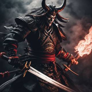 Devil samurai wallpaper