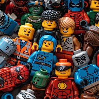 LEGO figures wallpaper