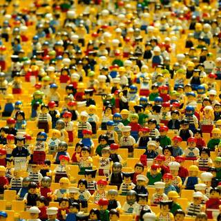 LEGO figures wallpaper