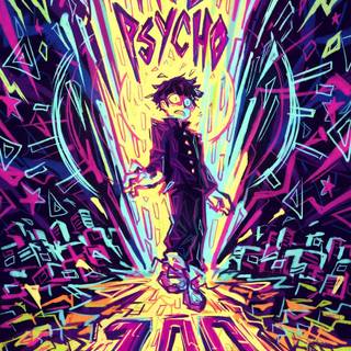 Phone Mob Psycho wallpaper