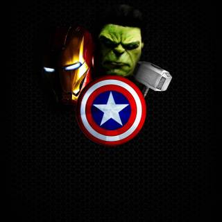 Simple mobile Avengers wallpaper