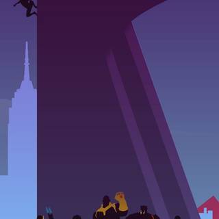 Simple mobile Avengers wallpaper